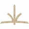Ekena Millwork Davenport Rough Sawn Timber Gable Bracket, Douglas Fir, 96"W x 64"H x 4"D x 6"F, 16/12 Pitch GBW096X64X0406DAV00RDF - alternate 1